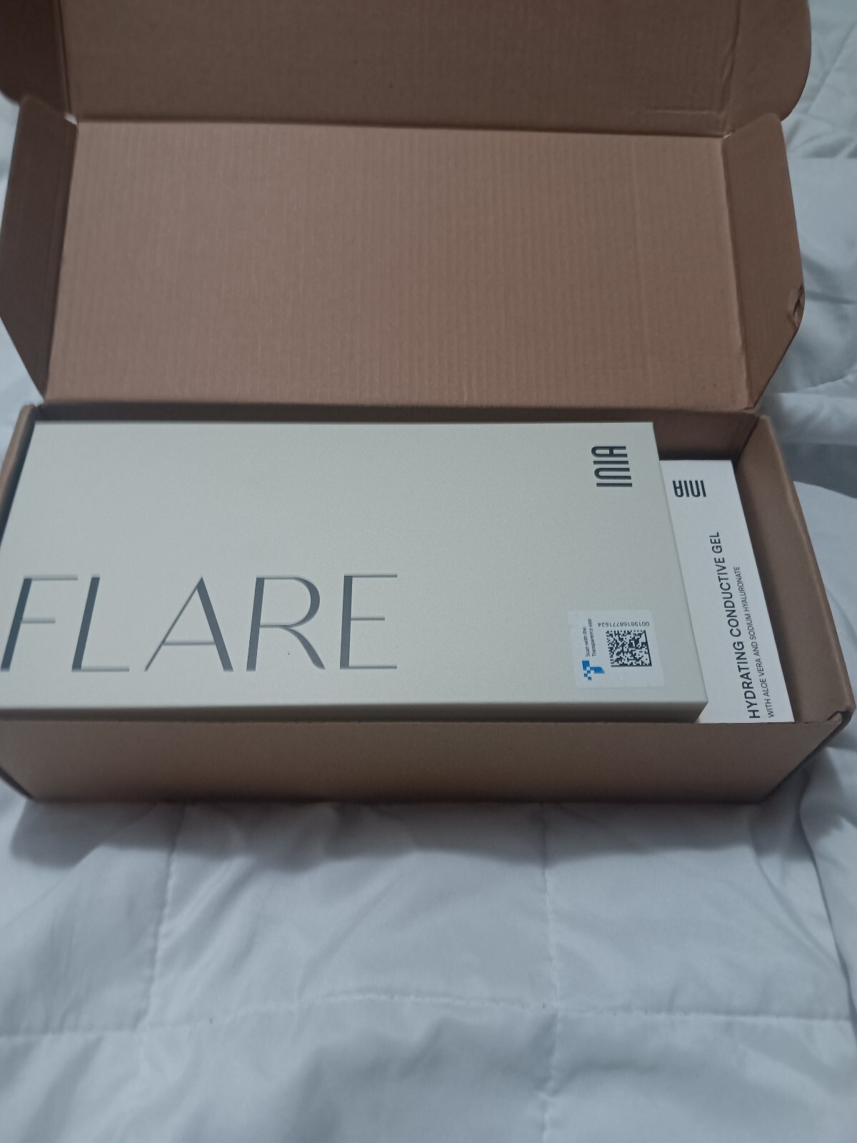 inia micro-current facial device 3-in-1 facial massager red light therapy for...