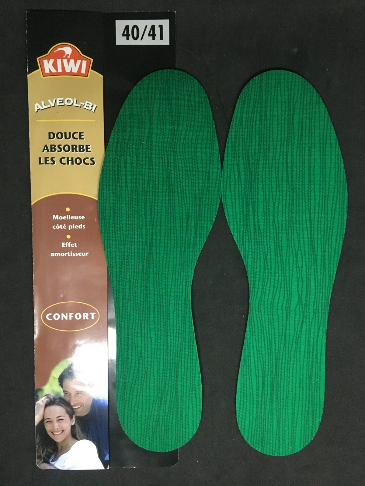 Semelle de confort KIWI ALVEOL-BI Pointure 40/41 (Neuf)