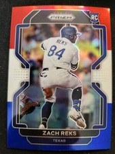  2022 Panini Prizm Zach Reks RC RED WHITE BLUE PRIZM #116