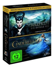 Maleficent - Die dunkle Fee / Cinderella Blu-ray NEU OVP Walt Disney