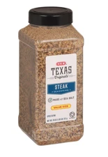 H-E-B Texas Originals Steak Seasonings HEB Value Size Made With Sea Salt 26 Oz