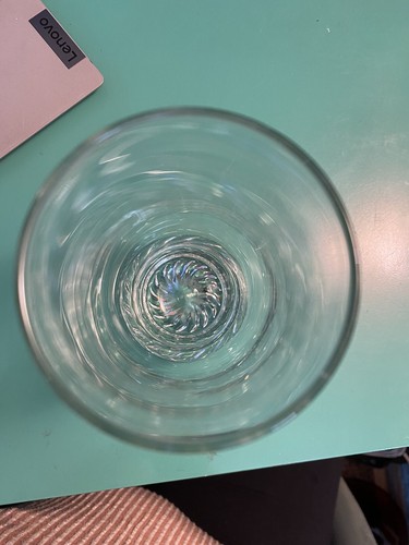 4 Vintage Libbey Glas Klar 16 Unzen Suburst Basis Trinkgläser - Bild 8 von 11