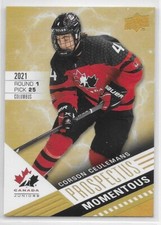 21/22 UPPER DECK TEAM CANADA JUNIORS PROSPECTUS MOMENTOUS Corson Ceulemans #PM24