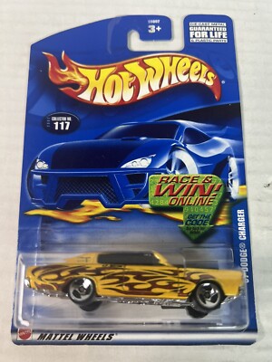 Hot Wheels '67 Dodge Charger #117 (3 Spoke Hub Mattel Wheels