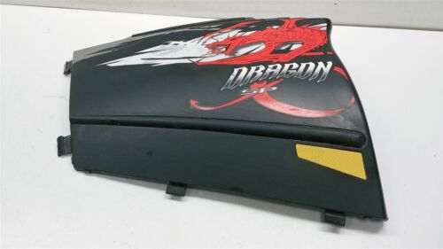 2009 Polaris 600 Dragon IQ CFI Left Side Body Panel Black w Decal 2633398-070 - Picture 1 of 7