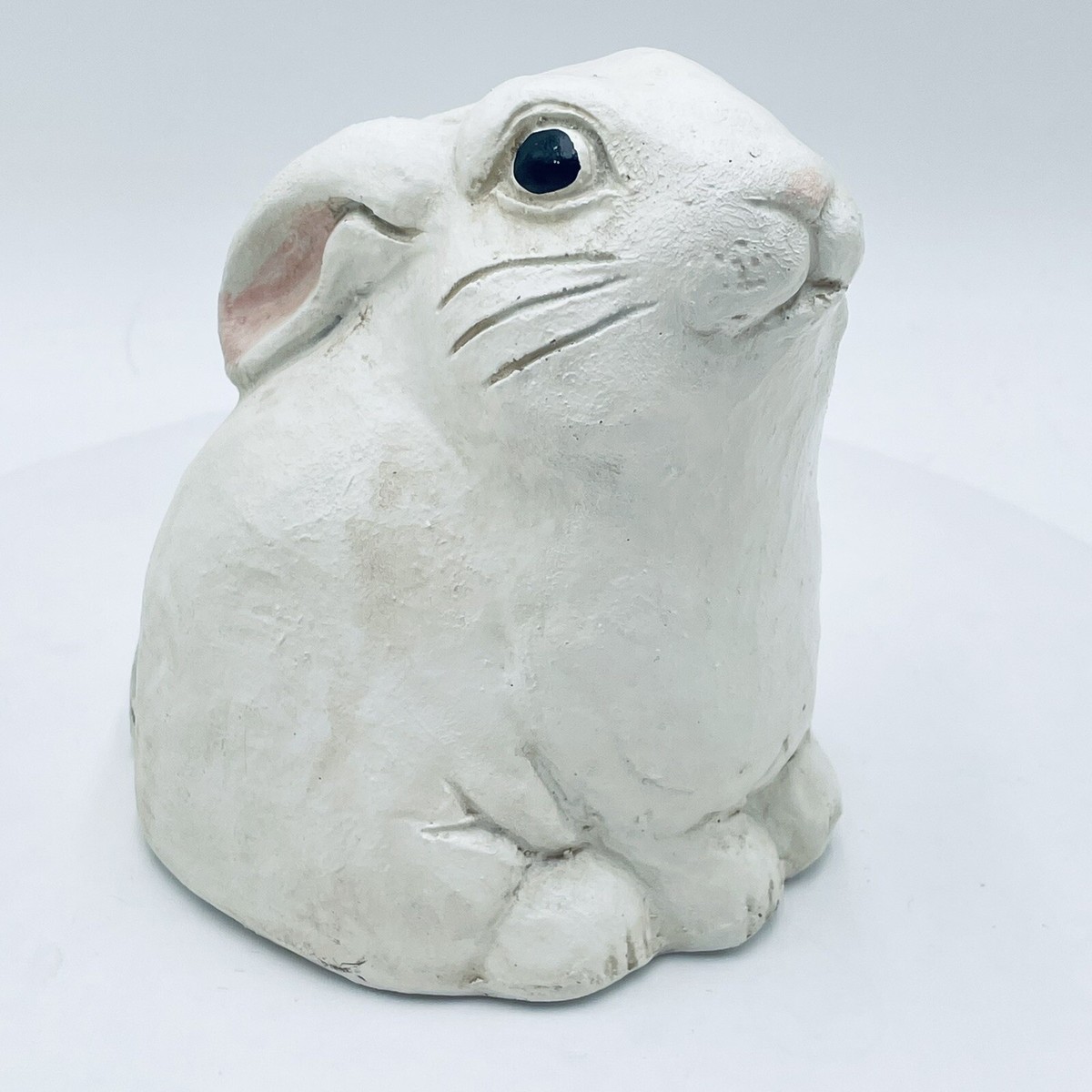2012 STONE BUNNY INC TELLE M. STEIN Big Eyed RABBIT FIGURINE