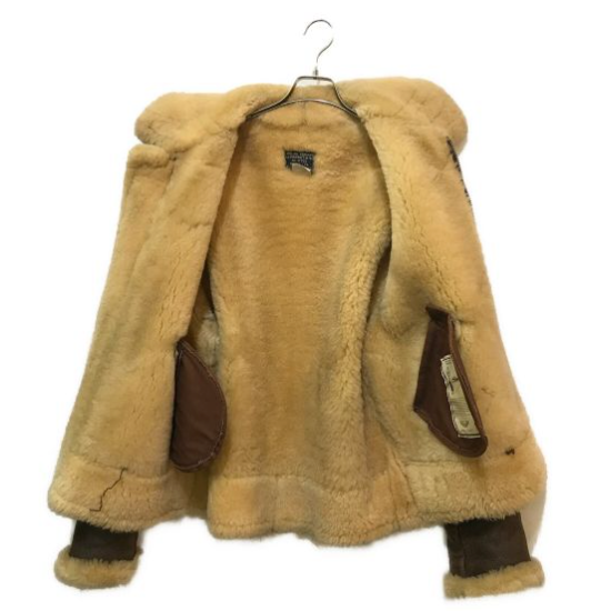 AVIREX B-3 Flight Jacket Sheepskin Leather NORMANDY Made in USA