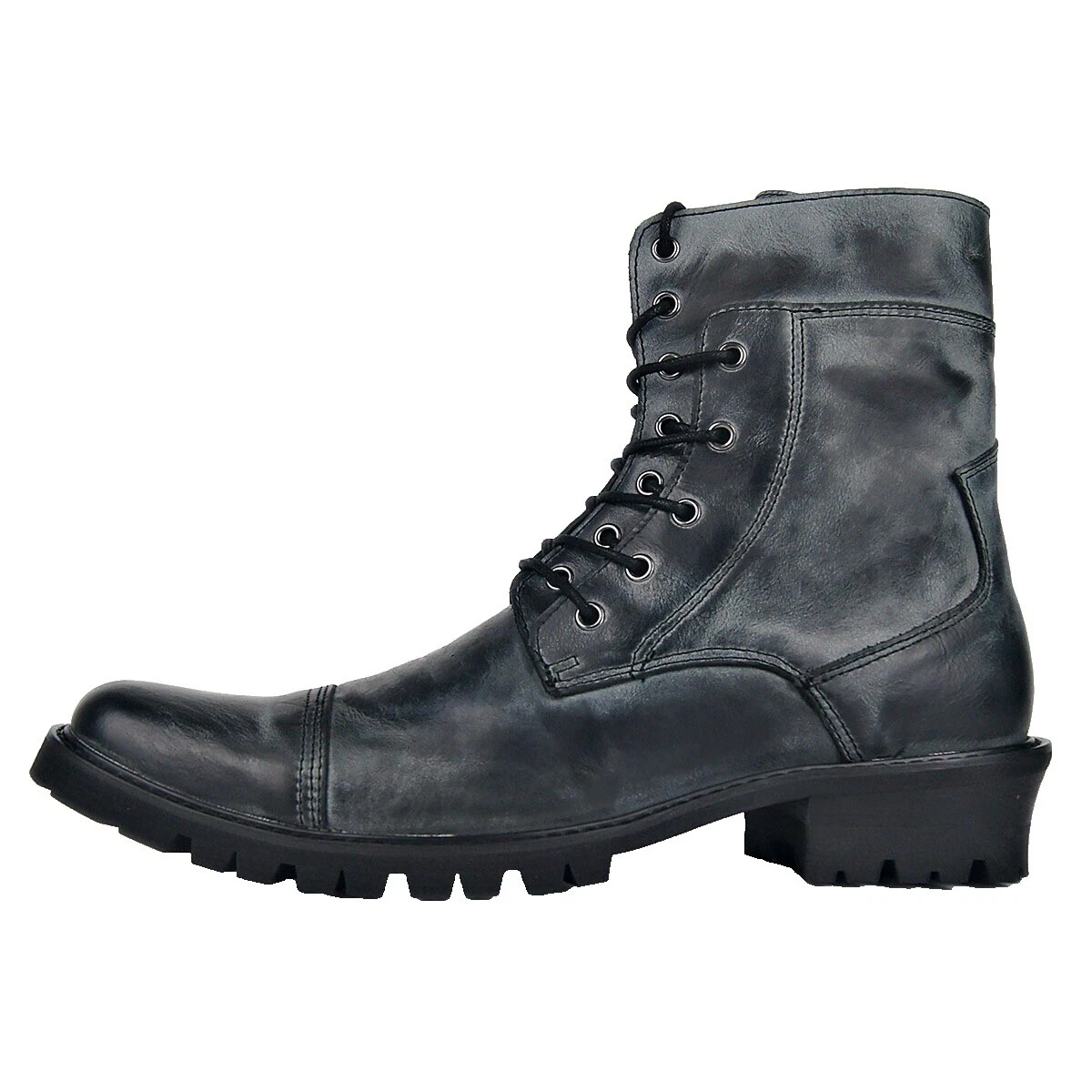 Black Steel Toe Casual Shoes for Men