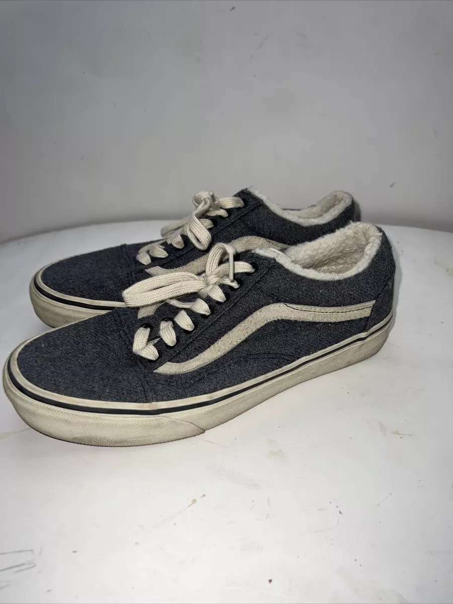 Grey best sale ribbed vans