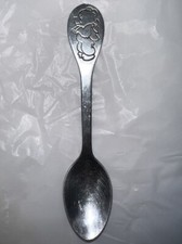 Vintage Tommee Tippee Spoon 5in Bear Child Toddlers Stainless Steel Winnie Pooh