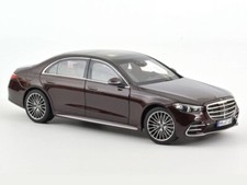 MB Mercedes Benz S Class AMG Line - 2021 - Burgundy Metallic - Norev 1:18