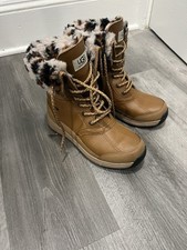 UGG Zaylee Leopard Boots Size 7