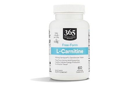 Whole Foods Market, Free-Form L-Carnitine 500mg, Vegan, 60 Count 2/2027