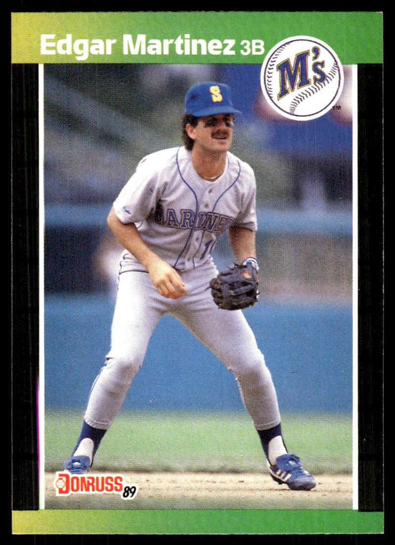 Edgar Martinez 1989 Donruss #645 Mariners FREE SHIPPING StackedPacks