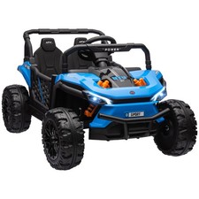 Qaba 12V Kids UTV,Battery Powered Ride on Truck,3.7 MPH Off-Road Electric Ca