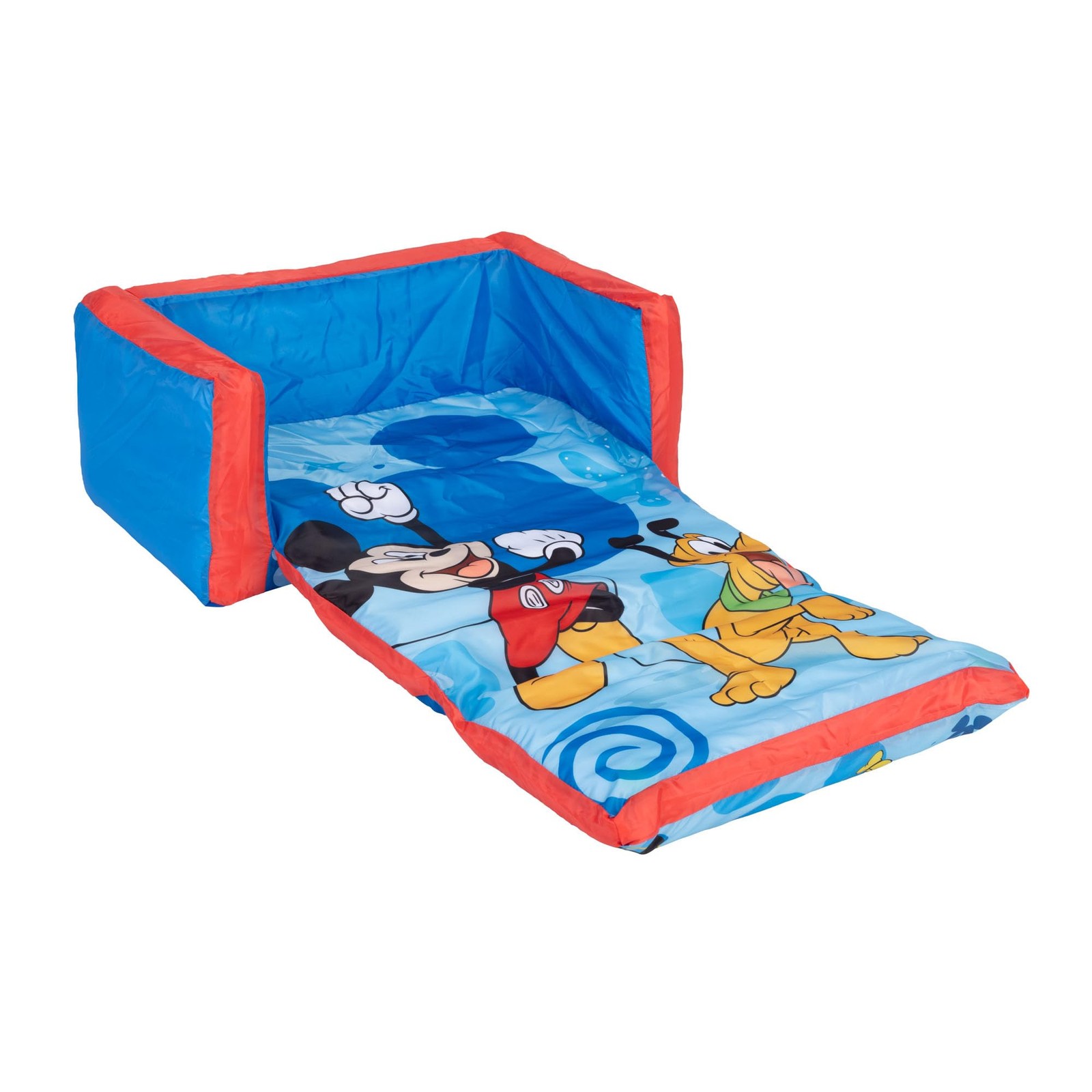 Sofa Bed, Children's 2-in-1 Flip Open Inflatable Comfy Couch to Lounger, Nap ...