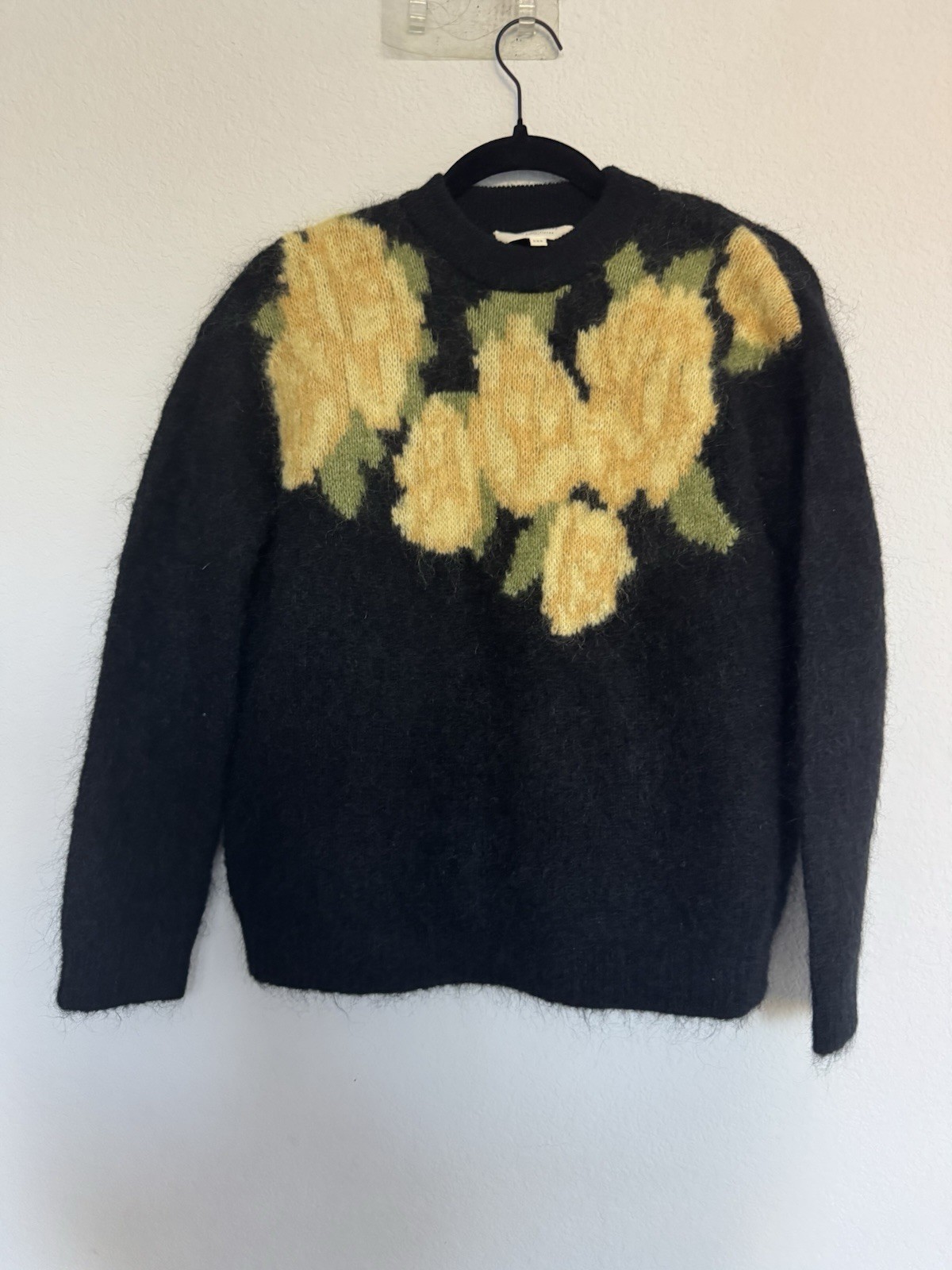 Sezane Women's Joko Wool and Kid Mohair Jumper  XXS image 6