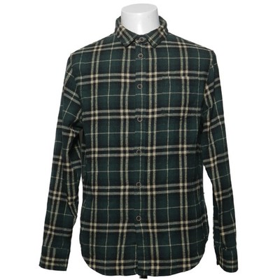 Jachs Mfg Co, Flanellhemd, Größe: M, model: original, Grün/Beige/Schwarz #UsD