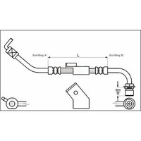 Metzger 4112334 Bremsschlauch FüR Ford Transit Tourneo E T