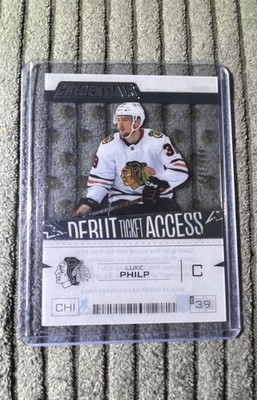 2023-24 Upper Deck Credentials - Debut Ticket Access Acetate Luke Philp #DTA-LP