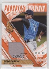 2019 Panini Elite Extra Edition Prospect Materials Orange /199 Deivi Garcia s3g