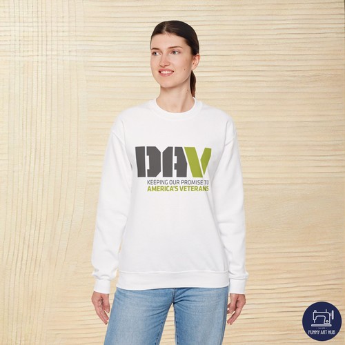 Behinderte American Veterans DAV Logo Unisex Sweatshirt - Bild 21 von 37