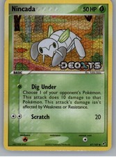 Nincada 67/107 C Deoxys Pokemon Reverse Holo LP on eBay