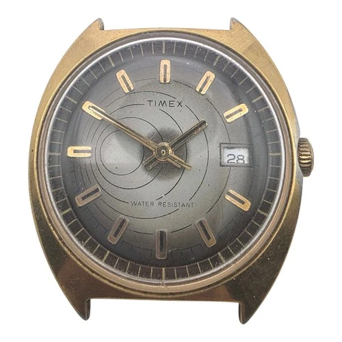 RARE - Vintage Timex Men's Mechanical Watch Solar System Dial Repair Lot