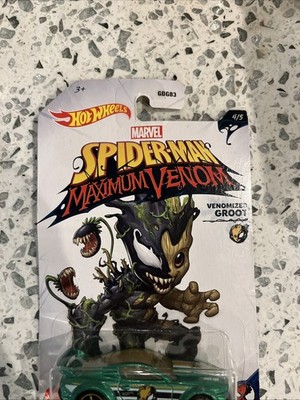 Hot Wheels Marvel Spider-Man Maximum Venom Venomized Groot New