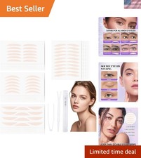 640 Pcs Invisible Eyelid Lifter Strips Waterproof Long-Lasting for All Eyes