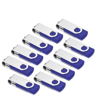 USB Sticks 2GB 10 Stück, High Speed USB 2.0 Metall Speicherstick Rotate Flash...