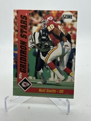 1992 Score - Gridiron Stars Neil Smith #38 Chiefs Nebraska Football