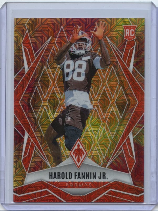 2025 Panini Phoenix Premium Box Set HAROLD FANNIN JR. #217 RC FIREBURST 73/350
