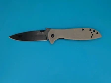 Kershaw Knives Emerson CQC-4K Frame Lock Coyote Brown G-10 Black 6054BRNBLK