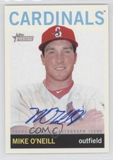 2013 Topps Heritage Minor League Edition Real One Mike O'Neill #ROA-MON Auto 2u6