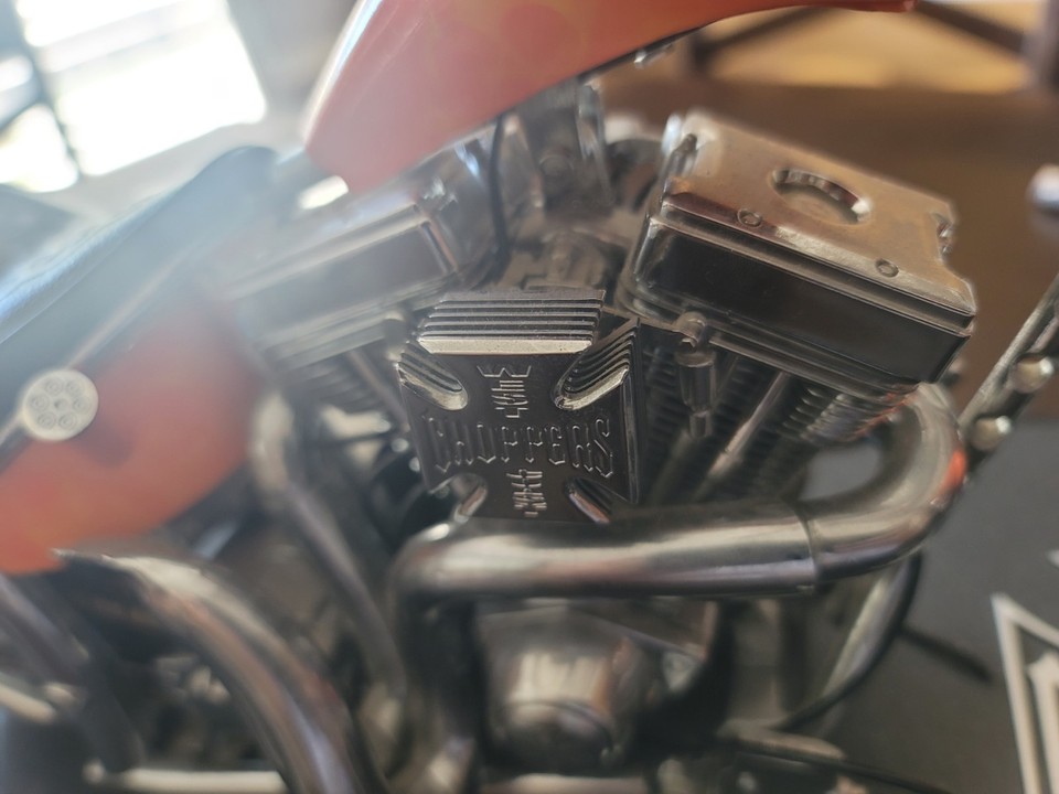 WEST COAST CHOPPERS 1:5 SCALE DIABLO SOFT TAIL DIE CAST MOTORCYCLE ...