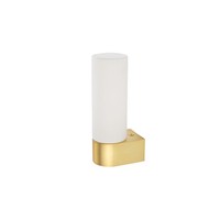 Wandlampe Blendarm Glas Aluminium G9 IP44 B:5 Cm Gold Wandleuchte Badezimmer