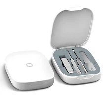 4-in-1 Nail Care Set with Storage Case - Stainless Steel Nail Clippers, Cutic...