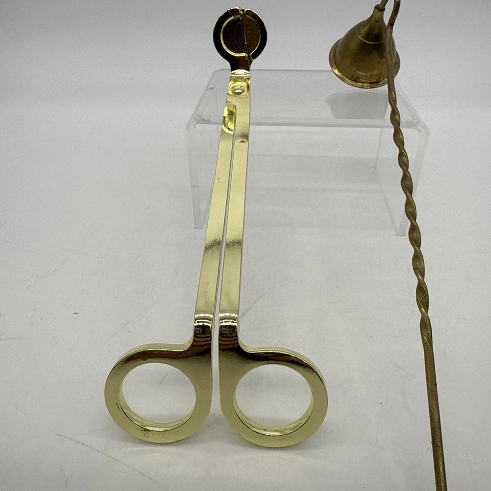 Recortadora de mecha de colores para velas y campana extintora de velas de latón Foto 2 de 4