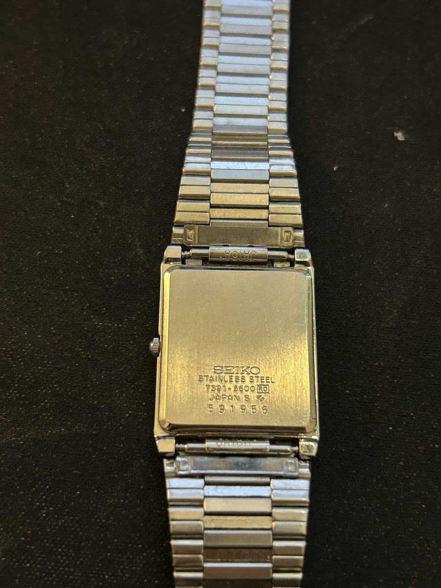 Seiko 7321-5600 Japanese Quartz King Midas Style Vintage | eBay