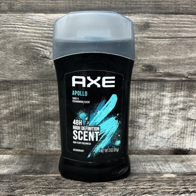 Axe Apollo Aluminum Free Deodorant 3 oz Sage & Cedarwood 48H Long Lasting Scent