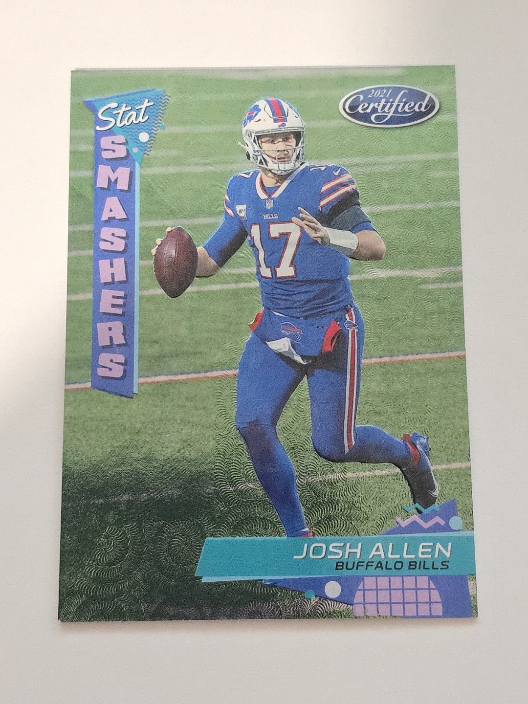 2021 Certified Josh Allen Stat Smashers SSP Buffalo Bills No. SS-15