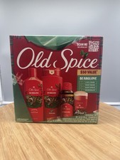 Old Spice BEARGLOVE The Holidays Christmas Edition Hair  Body Care 4pc Gift Set