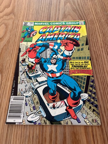 Captain America  262  Fine  6.0  Red Skull  Nomad  Ameridroid  Marvel  1981