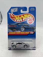 Hot Wheels Silver Ferrari F355 Challenge Collector #1115 B123
