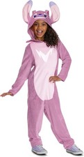 Angel Jumpsuit Classic Disney Stitch Fancy Dress Up Halloween Child Costume