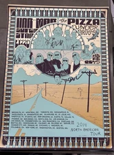 Signed Lizzo, Har Mar Superstar, The Pizza Underground Autographed Tour Poster 