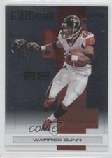 2007 Playoff NFL Playoffs Black Metalized 10/49 Warrick Dunn #7 0a1