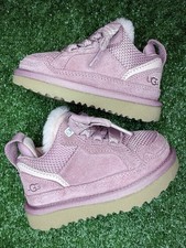 UGG Kids' Lo Lowmel Sneaker Pink Suede Size T7 US Little Kid Brand New No Box
