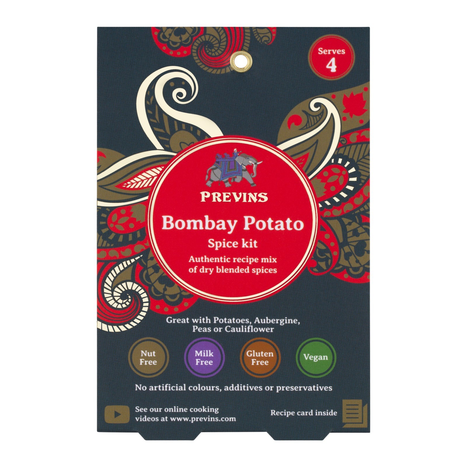Previns Bombay Potato Spice Kits 15g - Pack of 3